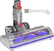 Vacuum Motorhead Compatible for Dyson V12 Slim Digital Slim Animal Absolute Electric Head 4 LED V Shape Roller for Hard Floor Low Carpets