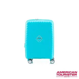 【AMERICAN TOURISTER 美國旅行者】20吋SQUASEM可擴充防盜拉鍊PP避震輪登機箱/行李箱(多色可選)