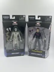 2023 MARVEL LEGENDS DISNEY+ MOON KNIGHT & HAWKEYE INFINITY ULTRON BAF MIP FIGURE