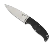 Spyderco Knives Enuff 2 Fixed Blade Knife FB31PBK2 Black FRN VG-10 Stainless