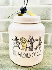 Rae Dunn THE WIZARD OF OZ Canister DOROTHY LION TINMAN SCARECROW - Brand NEW!!