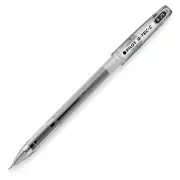 Pilot G-Tec-C Gel Rollerball Pen, Hyper Fine Needle 0.25mm, Black, Pack of 6