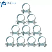 20 Pack 5/16"（13mm-15mm） Fuel Injection Gas Line Hose Clamps Clip Pipe