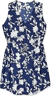 [Seafolly] Women's Printed Swimwear Cover Up Dress with Drawstring Waist