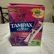 Tampax Radiant Tampons Regular Super 14 Count