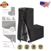 Waterproof Dust-Proof Elliptical Trainer Cover with Drawstring & Zipper Closure