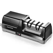 Knife Sharpener, Professional 2-Stages Eleltric Knife Sharpeners with Diamond...