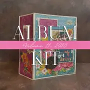 Graphic45 LET'S GET ARTSY VIBRANT TAG & POCKET ALBUM KIT 2023V11 scrapbooking