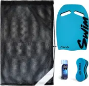 Junior Bundle - Mesh Swim Bag, Swim Chamois, Kickboard and Buoy Set