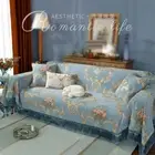 Sofa Towel Couch Cover 1/2/3/4 Seater Tassels Chenille Sectional Slipcover Throw