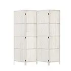 4 Panel Room Divider Screen Privacy Stand Flexible Foldable Partition Non Fade