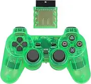 Controller Remote Gamepad Wireless Controller For PS2/PS1 Gamepad Dual Vibration Shock For So&ny Pl&ay&st&at&io&n 2 Joypad Joystick Controle USB PC Game Console(Green)