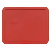 Pyrex 7212-PC 11 Cup Rectangular Red Replacement Lid for Glass Dish New