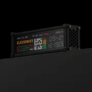 EleksMaker EleksWFD2 Retro Electronic Pseudo-fluorescent Tube Clock Creative tp1