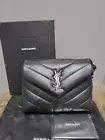YSL Saint Laurent Toy Loulou Y Black Leather Crossbody Mini Bag Wristlet NWT