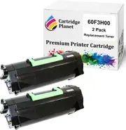 2 Pack Compatible Toner Cartridge for Lexmark 60F3H00 603H (10,000 Pages) for Lexmark MX310 MX310DN MX410 MX410DE MX511 MX511DE MX511DHE MX611 MX611DE MX611DHE