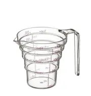 Yamazaki gradually measuring cup 200ML clear 2697