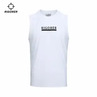 Rigorer 男式籃球運動 T 恤休閒無袖 T 恤男式籃球球衣
