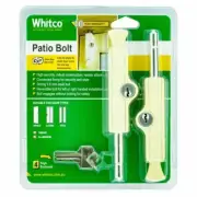 2 Pack Whitco Primrose CYL4 Patio Bolt- High security, robust construction