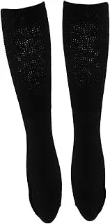 NOLITOY 1 Pair Pure Cotton Socks Knee High Socks Women Socks Care Socks for Diabetics Mens Comfy Socks Bed Socks Ankle Socks Black
