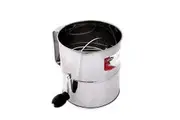 Stainless Steel 8 Cup Crank Action Flour Sifter