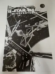 Star Wars Adventures (2020 IDW) #11RI Francavilla 1:10 B&W Variant Cover NM 9.4