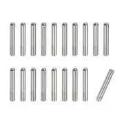 50Pcs 4x16mm Dowel Pins Round Head Flat Chamfered End Dowel Pin