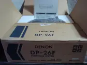 Denon Stereo turntable record player DP-26F New In Box