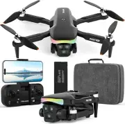 F417 GPS Drone with Camera 4K for Adults Children, RGB LED Light 90° Electric Ad