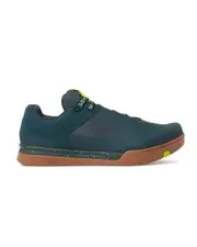 Crankbrothers Stamp Lace Flat MTB Shoes Petrol/Lime Splatter