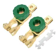 2pcs Motorcycle and Car Battery Disconnect Switch Isolator Cut Off