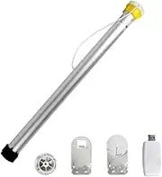 Smart Blinds Motor with Rechargeable Battery Powered Electric Automatic Curtain Opener for Motorized Roller Shades, Remote/App/Voice Control (Only Motor, Remote+WiFi Control Version)