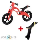 在飛比找遠傳friDay購物優惠-POPBIKE 兒童充氣輪胎滑步車-AIR充氣胎+增高坐墊