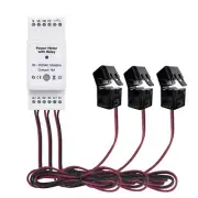 For Tuya Smart Din Rail Power Monitor Voltage Current 3-Phase Wifi Energy Meter