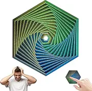 TECHEEL Fidget Hexafon Anti-Stress Toy Hexafon Spiral Toy 3D Printing Fidget Hexafon Spiral Toy Hexafon Fidget Toy Stress Relief for Children and Adults Anxiety Fidget Toy