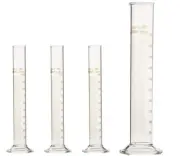Glass Graduated Measuring Cylinders (1x 500ml, 3x 100ml)