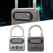LCD Display Multi Function Timer Lock USB Rechargeable 999 Hour Max Timing
