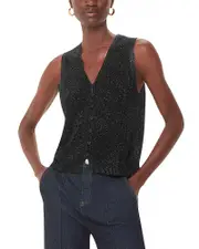Whistles Sparkle Knit Tank