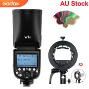 Godox V1-C V1C 2.4G TTL Round Head Flash Speedlite For Canon + S2 Bracket
