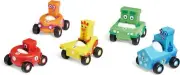 Learning Resources Numberblocks Mini Vehicles Set, 5 Car Pack, Numberblocks Gift