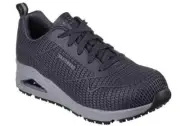Skechers Uno SR 108072-NVGY Women's US 9 Navy Gray Composite Toe Work Shoes P419