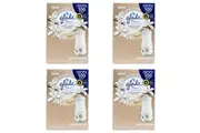 4PK Glade Electric Scented Oil Warmer & 1x Refill 20ml Sheer Vanilla Embrace