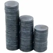 Dick Wicks Ferrite Therapy Magnet 500 Gauss N35 20mm x 3mm Disc x 50pcs
