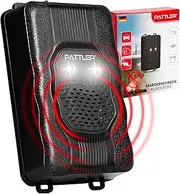 PATTLER® Marten deterrent car with flash light, flexible power supply, 12 V car battery, AA battery or USB, effective marten protection for car, garden, attic, 1 piece