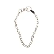 [OUR LEGACY] Ladon Matte Nickel Necklace Silver