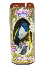 NEW Vintage 1999 Songbirds Feathered Birds That Really Sing Lazuli Bunting