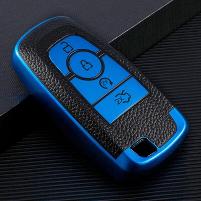 TPU Car Remote Key Fob Case Cover For Ford Ranger 2019-2020 4 Button