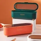 Make-up Brush Holder Cutlery Storage Box Tableware Organizer Spoon Fork Tray