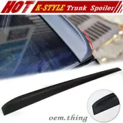 04-07 Fit FOR VOLVO S40 2nd 4D Sedan Rear Trunk Lip Spoiler K-Style - Painted