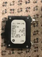 BEP CBL-50A-SP 50A IUL Magnetic Single Pole Circuit Breaker